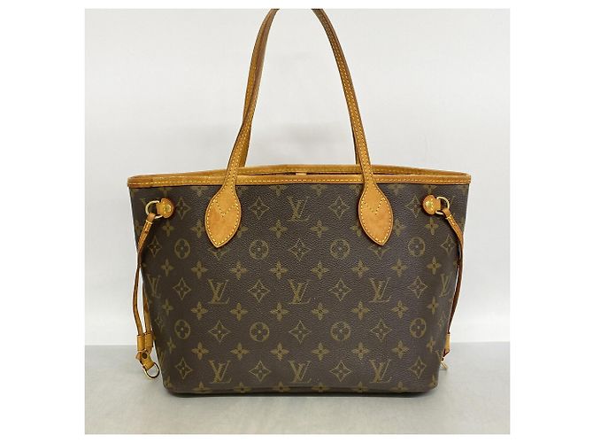 Saco Tote Louis Vuitton Monogram Neverfull PM Marrom - vista 12