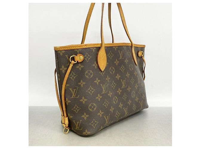 Saco Tote Louis Vuitton Monogram Neverfull PM Marrom - vista 2