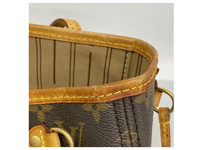 Saco Tote Louis Vuitton Monogram Neverfull PM Marrom - vista 8
