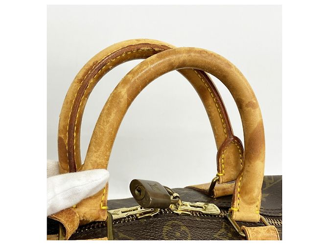 Louis Vuitton Brown Boston Monogram Keepall 45 Marrom - vista 10