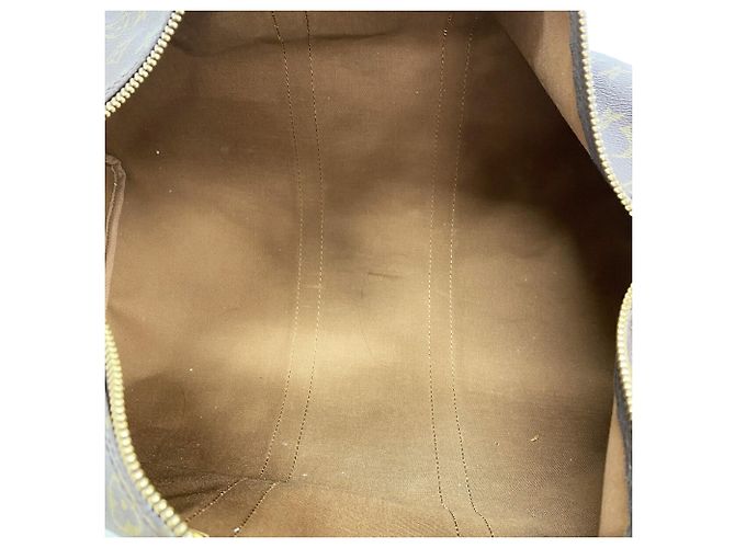 Louis Vuitton Brown Boston Monogram Keepall 45 Marrom - vista 4