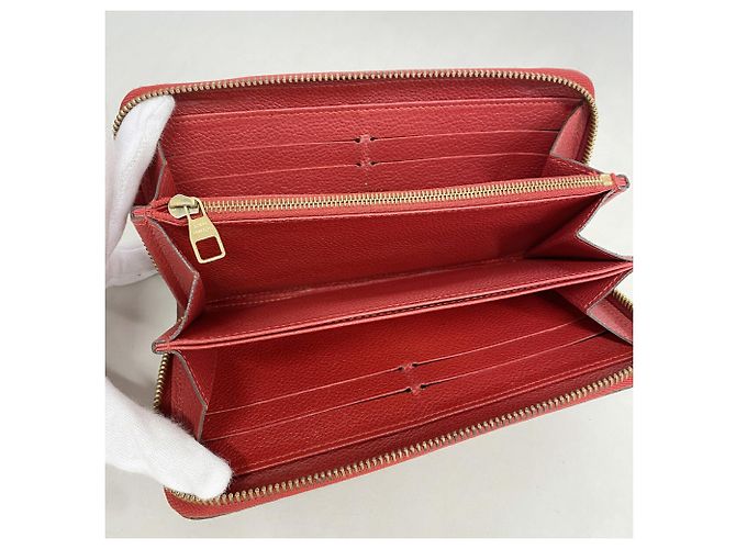 Cartera Zippy Louis Vuitton Monogram Empreinte en Cerise Fucsia - vista 3