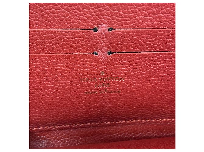 Cartera Zippy Louis Vuitton Monogram Empreinte en Cerise Fucsia - vista 4