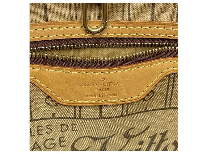 Sac cabas Louis Vuitton Monogram Neverfull PM Marron - vue 5