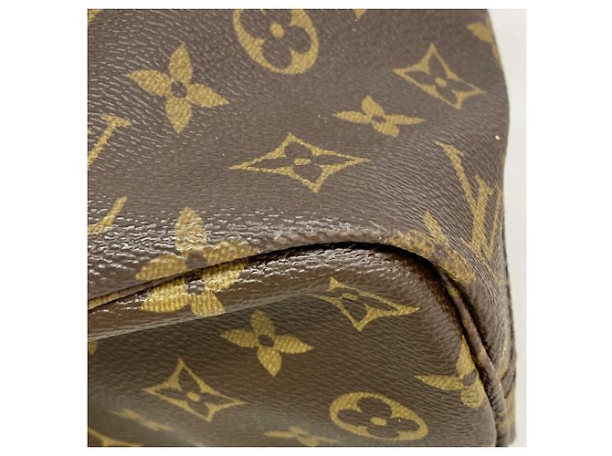 Sac cabas Louis Vuitton Monogram Neverfull PM Marron - vue 6