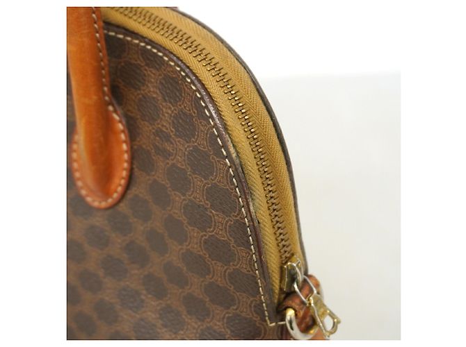 Céline Celine Macadam Brown 2-Way Handtasche Braun - Ansicht 7