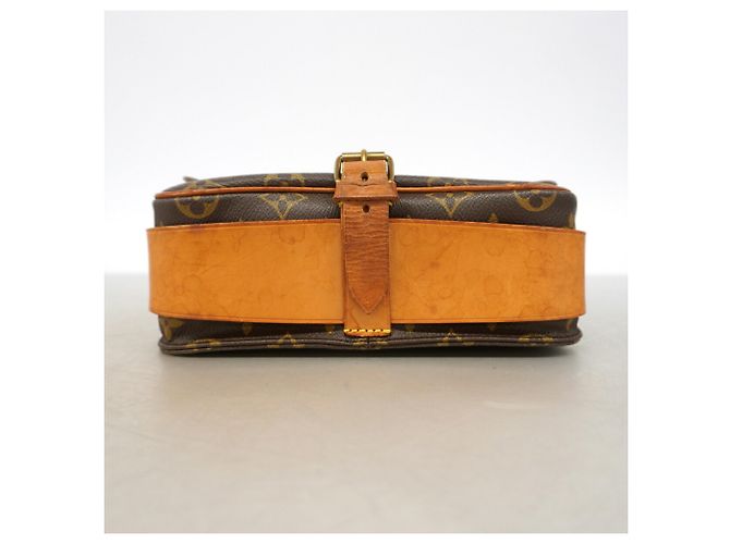 Borsa a tracolla Louis Vuitton Monogram Cartouchiere MM Marrone - vista 3