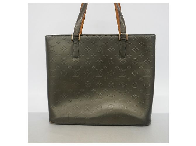 Borsa Tote Louis Vuitton Monogram Mat Wilwood Nero - vista 12
