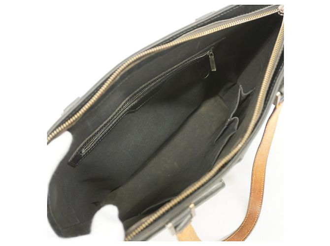 Borsa Tote Louis Vuitton Monogram Mat Wilwood Nero - vista 4