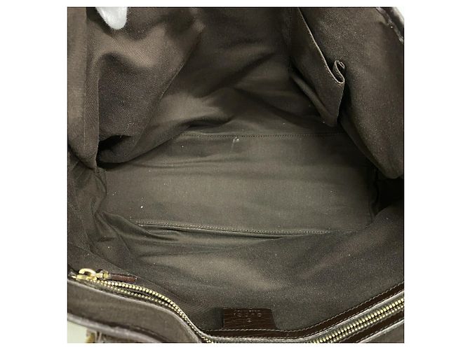 Gucci GG Canvas Sherry Line Tote Bag Braun Beige - Ansicht 4