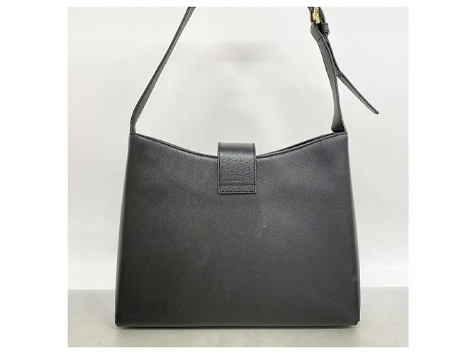 Borsa a tracolla in pelle Gancini Salvatore Ferragamo Nero - vista 11