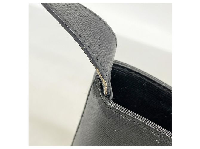 Borsa a tracolla in pelle Gancini Salvatore Ferragamo Nero - vista 7