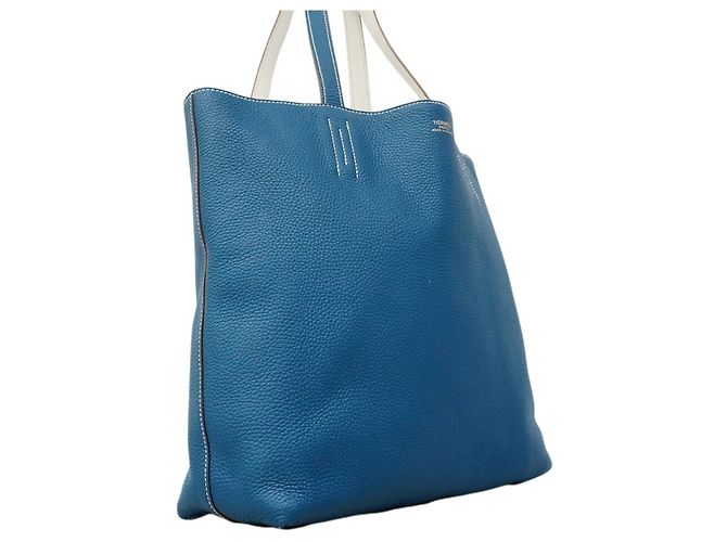 Hermès Saco Tote Hermes Double Sens 36 Branco - vista 2