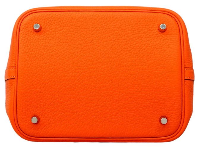 Hermès Bolso Hermes Picotin Lock MM Naranja - vista 3