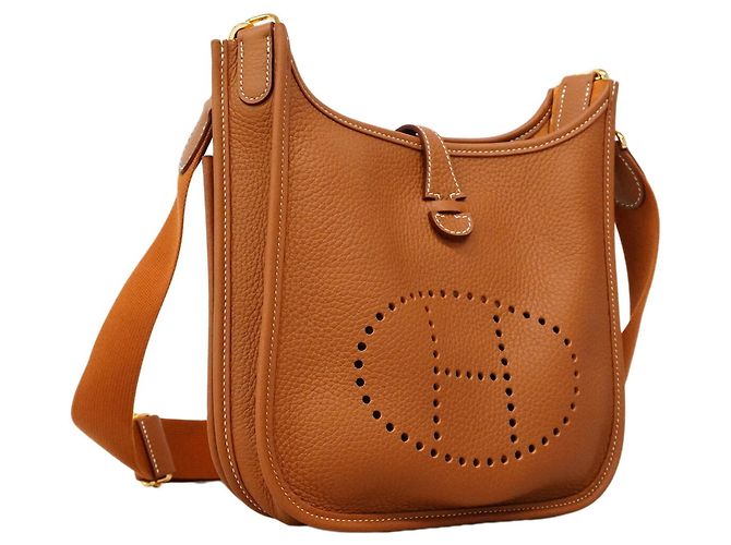 Hermès Borsa a tracolla Hermes Evelyne 23 D'oro - vista 2