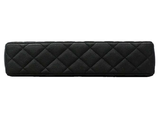 Bolso Tote Chanel de piel de becerro granulada negra Negro - vista 3