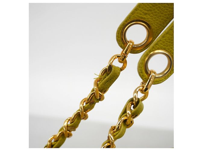 Chanel Matelassé Chain Tote Bag Hellgrün - Ansicht 10