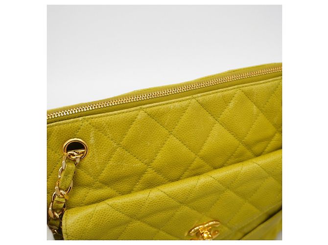 Chanel Matelassé Chain Tote Bag Hellgrün - Ansicht 11