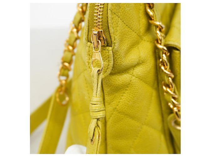 Chanel Matelassé Chain Tote Bag Hellgrün - Ansicht 8