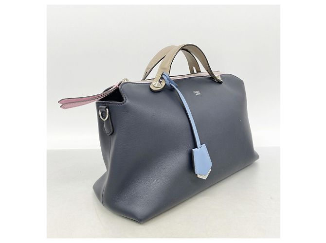 Fendi By The Way Lederhandtasche Marineblau - Ansicht 2