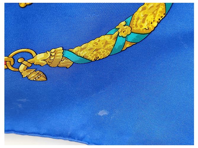 Hermès Hermes Carré 90 Silk multicolor 90 x 90 Blau - Ansicht 3