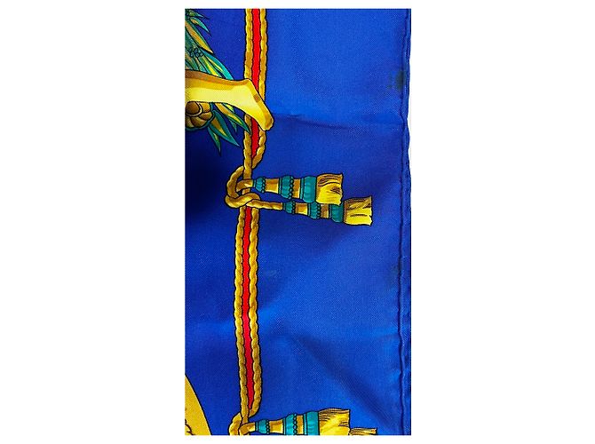 Hermès Hermes Carré 90 Silk multicolor 90 x 90 Blau - Ansicht 7