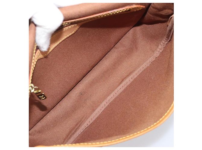 Louis Vuitton Sac Gibeciere Messenger Monogram Canvas PM Marrom - vista 5