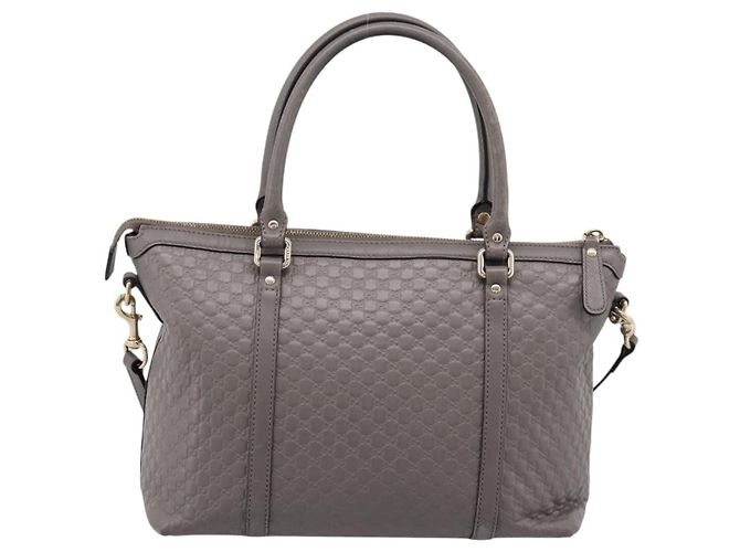 Gucci Margaux Microguccissima Leather Medium Marron - vue 2
