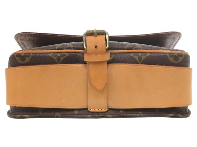 Borsa a tracolla Louis Vuitton Cartouchiere 22 Monogram Marrone Monogramma - vista 3