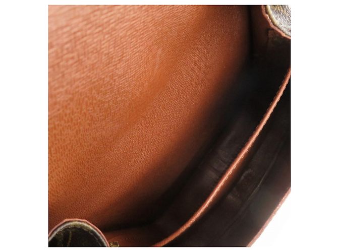 Borsa a tracolla Louis Vuitton Cartouchiere 22 Monogram Marrone Monogramma - vista 6