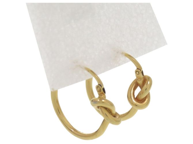 Céline Pendientes de aro Knot de Celine Dorado - vista 3