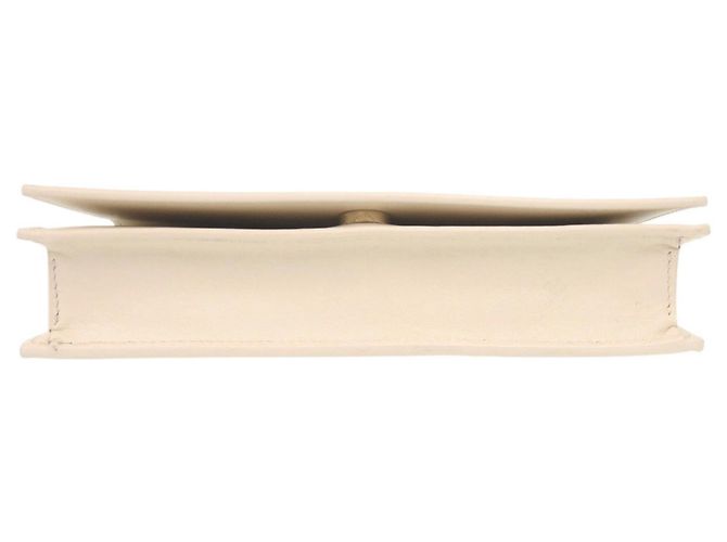 Bulgari Borsa a tracolla con catena Bvlgari Infinitum in pelle Ivory Crudo - vista 4