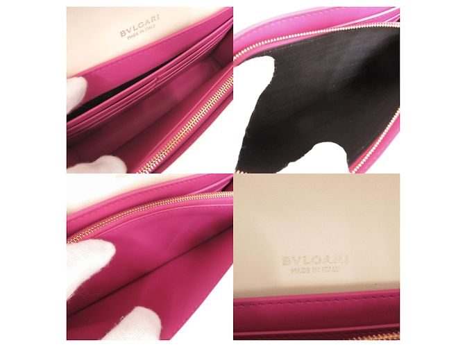 Bulgari Borsa a tracolla con catena Bvlgari Infinitum in pelle Ivory Crudo - vista 8