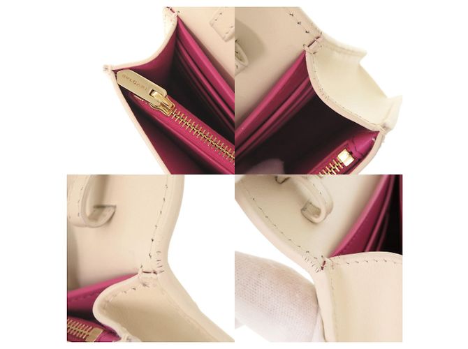 Bulgari Borsa a tracolla con catena Bvlgari Infinitum in pelle Ivory Crudo - vista 9