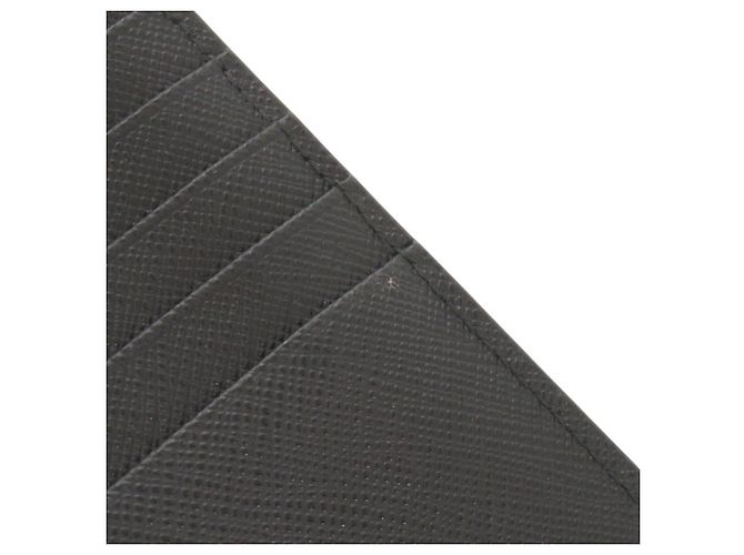 Prada Saffiano Leather Card Case Black - view 10