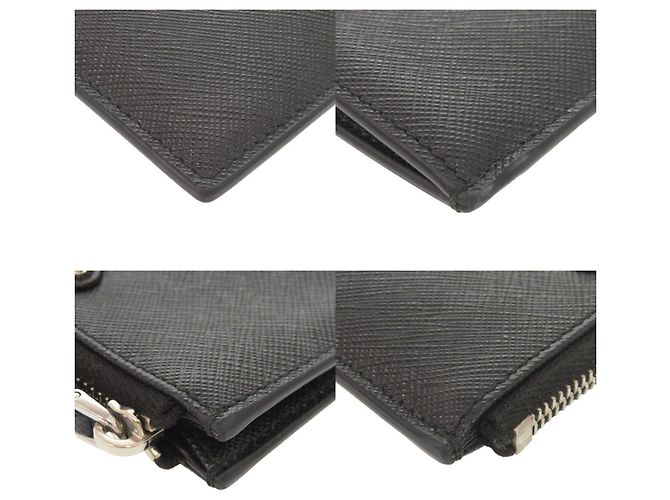 Prada Saffiano Leather Card Case Black - view 4