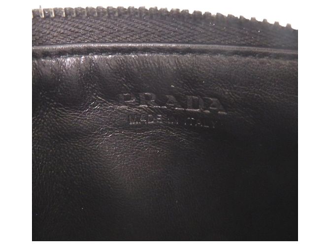 Prada Saffiano Leather Card Case Black - view 6