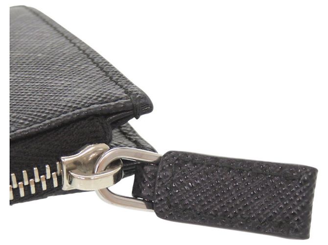 Prada Saffiano Leather Card Case Black - view 8