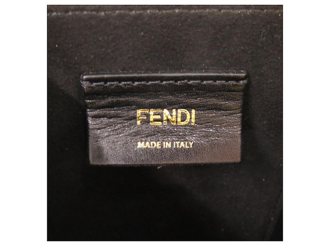 Borsa a tracolla Fendi in pelle gialla Giallo - vista 7