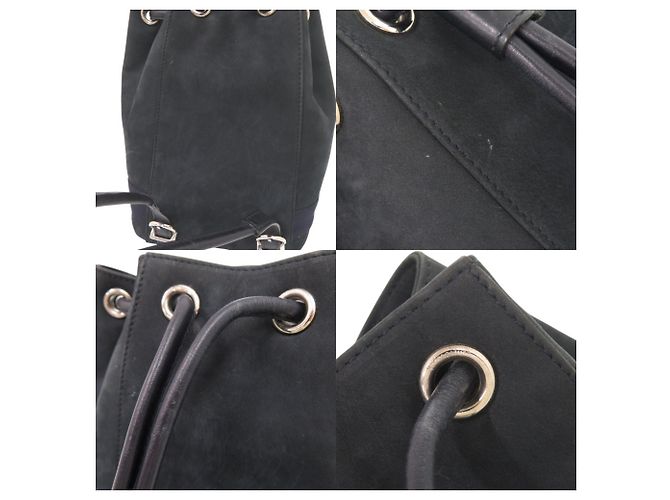 Borsa a tracolla Salvatore Ferragamo Vara in camoscio Navy Blu navy - vista 9