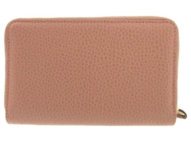 Gucci Pink Leather Bi-Fold Wallet - view 2