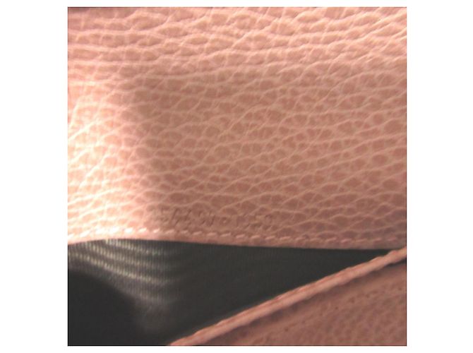 Gucci Pink Leather Bi-Fold Wallet - view 5