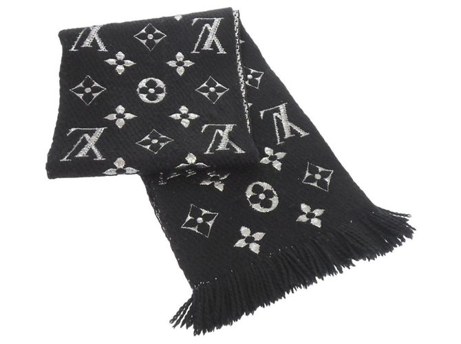 Louis Vuitton Echarpe Logomania Shine Scarf Negro - vista 3