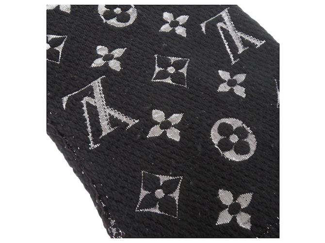Louis Vuitton Echarpe Logomania Shine Scarf Negro - vista 8