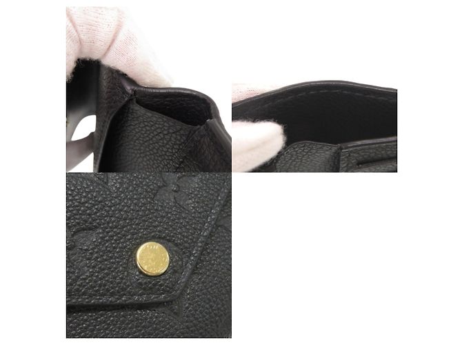 Louis Vuitton Portefeuille Victorine Tri-fold Wallet Negro - vista 10