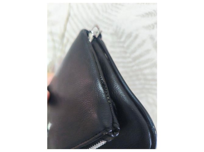 Borsa a tracolla Zadig & Voltaire in pelle nera Ali d'Angelo Nero - vista 11