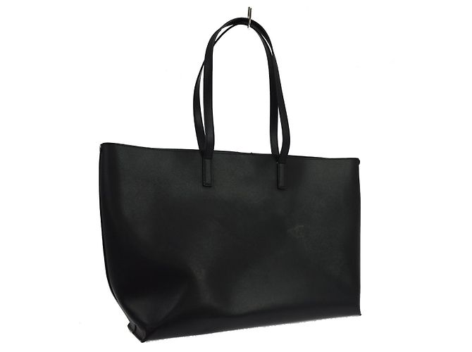 Autre Marque Saint Laurent Shopper Leather Large Schwarz - Ansicht 2