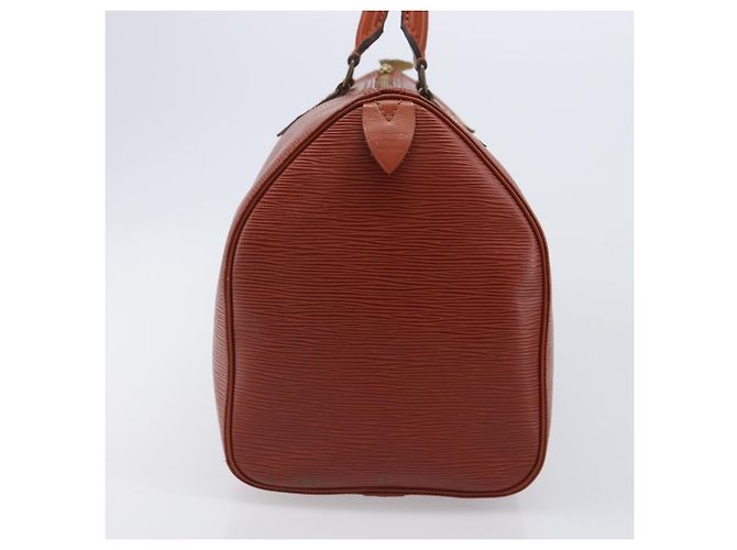 Louis Vuitton Speedy Epi Leather 35 Marrone - vista 3