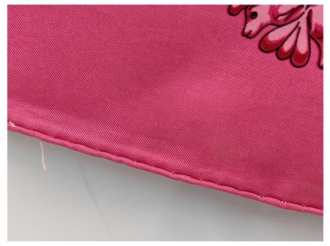 Hermès Hermes Carré 90 Silk multicolor 90 x 90 Pink - Ansicht 4