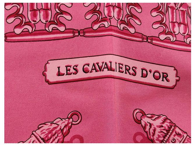 Hermès Hermes Carré 90 Silk multicolor 90 x 90 Pink - Ansicht 5